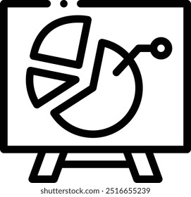 election icon. Thin Linear Style Design Isolated On White Background