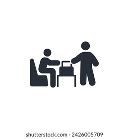 Auswahlsymbol. vektorbearbeitbares Strich-/lineares Stilzeichen zur Verwendung im Webdesign, logo.Symboldarstellung.