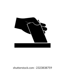Election Icon. Vote, Polling Symbol.