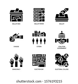 Iconos electorales establecen un estilo sólido