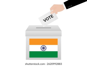 Election in the India. Election Concept. Vector Illustration.