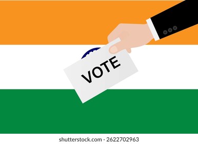 Election in the India. Election Concept. Vector Illustration.