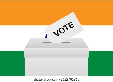 Election in the India. Election Concept. Vector Illustration.