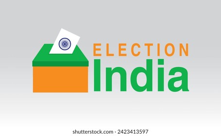 Wahl Indien. Allgemeine Wahlen. Abstimmung. 