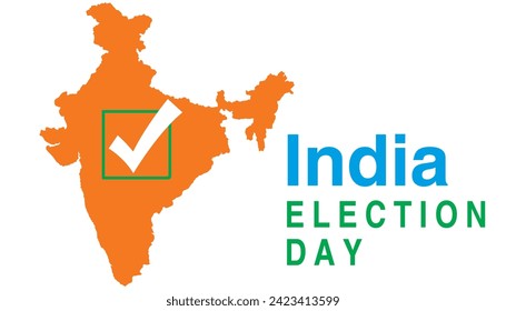 Elección India. Elecciones generales. Votar. 
