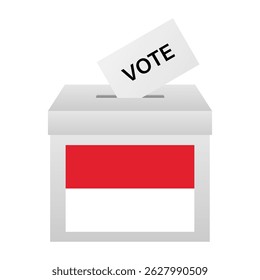 Election in Indonesia. Election Concept. Vector Illustration.
