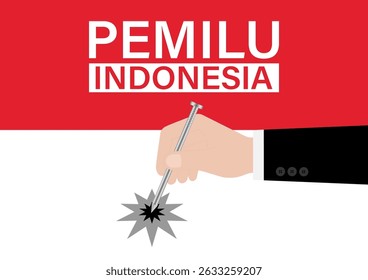 Election in Indonesia. Election Concept. Vector Illustration.