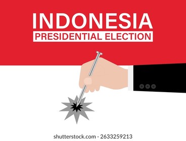 Election in Indonesia. Election Concept. Vector Illustration.