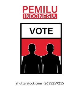 Election in Indonesia. Election Concept. Vector Illustration.