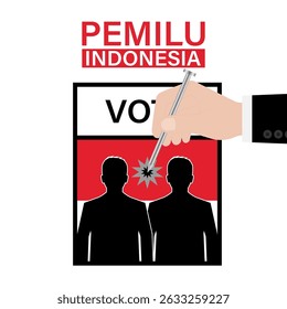Election in Indonesia. Election Concept. Vector Illustration.