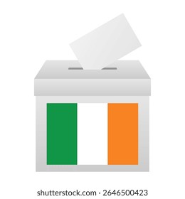 Election in Ireland. Election Concept. Vector Illustration.