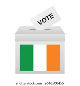 Election in Ireland. Election Concept. Vector Illustration.