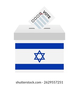 Election in the Israel. Election Concept. Vector Illustration.