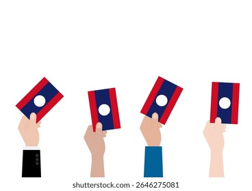 Election in Laos. Election Concept. Vector Illustration.