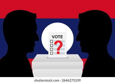 Election in Laos. Election Concept. Vector Illustration.