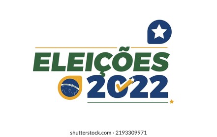 Election logo in Brazil in 2022.