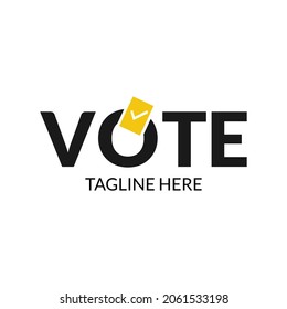 election logo. letter o where to put ballot paper