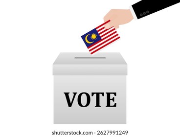 Election in Malaysia. Election Concept. Vector Illustration.
