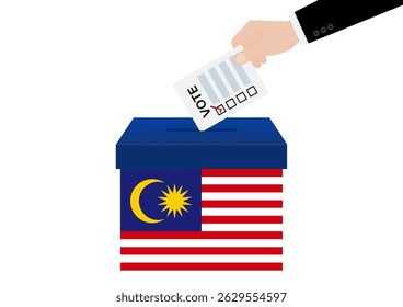 Election in Malaysia. Election Concept. Vector Illustration.