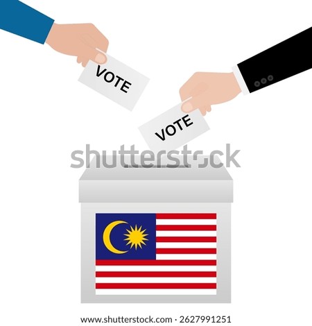 Election in Malaysia. Election Concept. Vector Illustration.