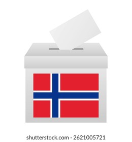 Election in the Norway. Election Concept. Vector Illustration.