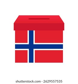 Election in the Norway. Election Concept. Vector Illustration.
