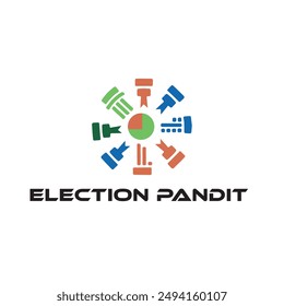 Election Pandit Text Logo. Royalty-Free Images, Stock Photos and Vector Images