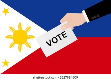 Election in the Philippines. Election Concept. Vector Illustration.