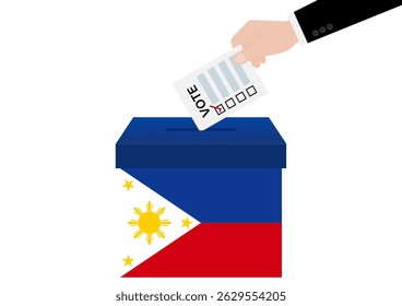 Election in the Philippines. Election Concept. Vector Illustration.