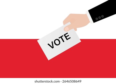 Election in Poland. Election Concept. Vector Illustration.