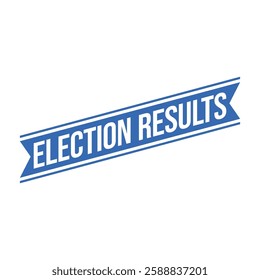 Election Results Letter Rubber Stamp Template