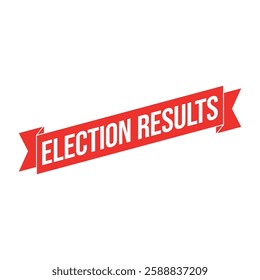 Election Results Letter Rubber Stamp Template