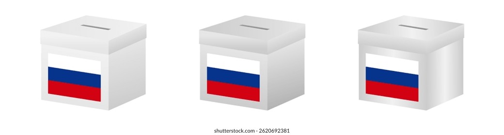 Election in the Russia. Election Concept. Vector Illustration.