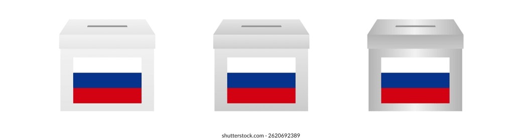 Election in the Russia. Election Concept. Vector Illustration.