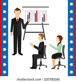 election season design, vector illustration eps10 graphic 