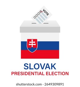 Election in Slovakia. Election Concept. Vector Illustration.