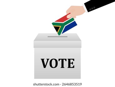 Election in South Africa. Election Concept. Vector Illustration.