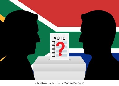 Election in South Africa. Election Concept. Vector Illustration.