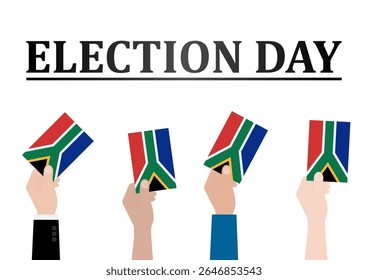 Election in South Africa. Election Concept. Vector Illustration.