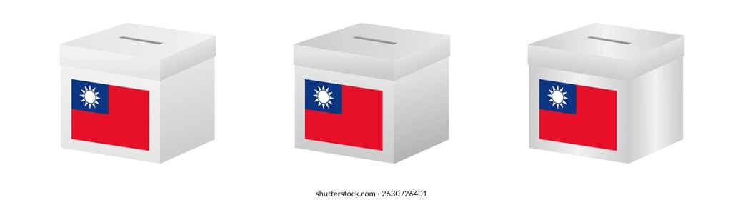Election in Taiwan. Election Concept. Vector Illustration.