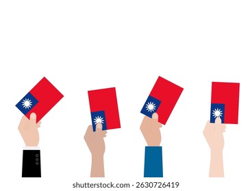 Election in Taiwan. Election Concept. Vector Illustration.