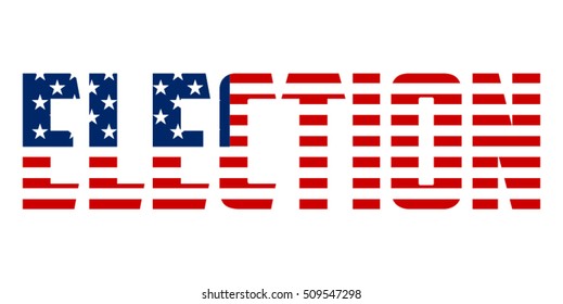 Election text vector format - Presidential election 2016 USA