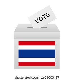 Election in the Thailand. Election Concept. Vector Illustration.