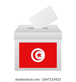 Election in Tunisia. Election Concept. Vector Illustration.