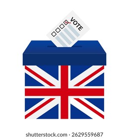 Election in the United Kingdom. Election Concept. Vector Illustration.