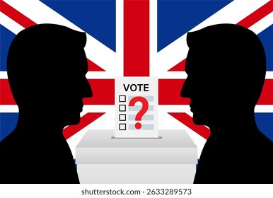 Election in the United Kingdom. Election Concept. Vector Illustration.