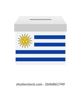Eleições no Uruguai. Conceito de Eleição. Ilustração de vetor.