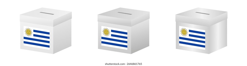 Eleições no Uruguai. Conceito de Eleição. Ilustração de vetor.