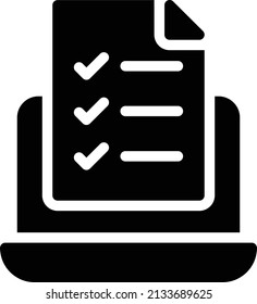 icono plano de glifo vector de elección
