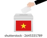 Election in Vietnam. Election Concept. Vector Illustration.